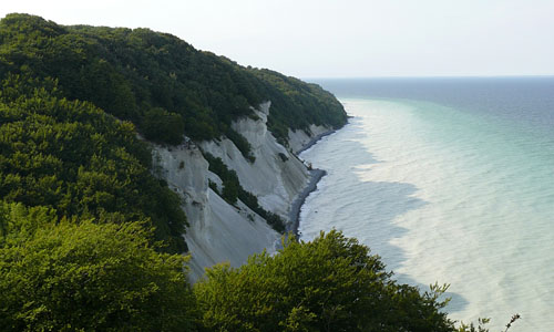Acantilados Møns Klint en Dinamarca