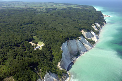 Acantilados Møns Klint en Dinamarca