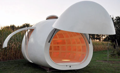 Blob VB3, un original concepto de casa-huevo de dmvA