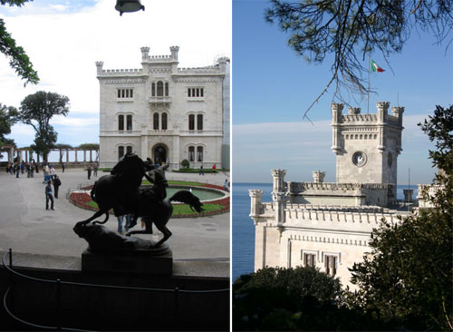 El Castello de Miramare en Trieste