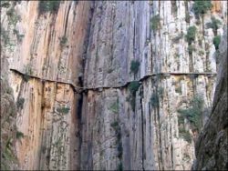 El Caminito del Rey en El Chorro, Málaga