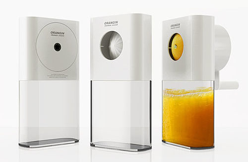 Orangin, un original exprimidor de naranjas manual