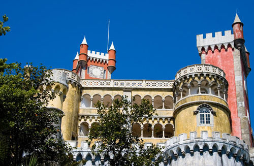 El Palacio da Pena en Sintra, Portugal