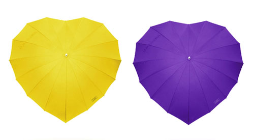 Herat Umbrella, paraguas con forma de corazón