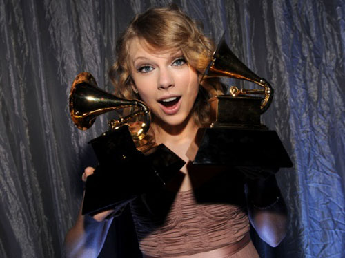 Taylor Swift en los Grammy 2010