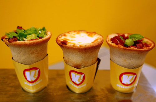Pizzacone, una nueva forma comer pizza