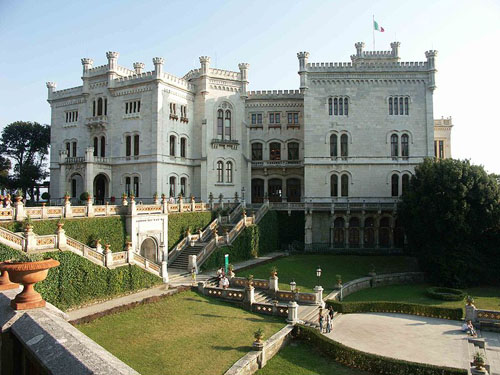 El Castello de Miramare en Trieste
