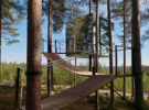 The Mirrorcube, una original casa en el árbol de Tham & Videgård Architects para Treehotel