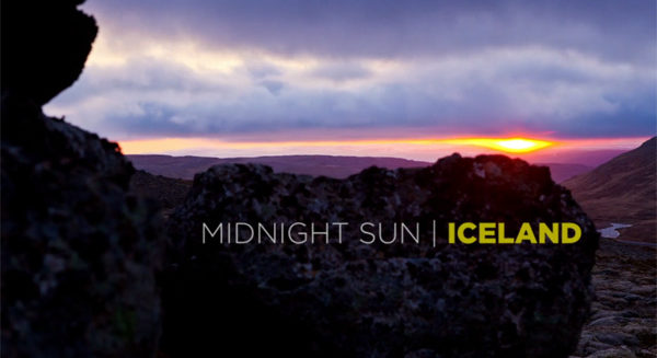 Midnight Sun | Iceland, el sol de medianoche de Islandia en time-lapse