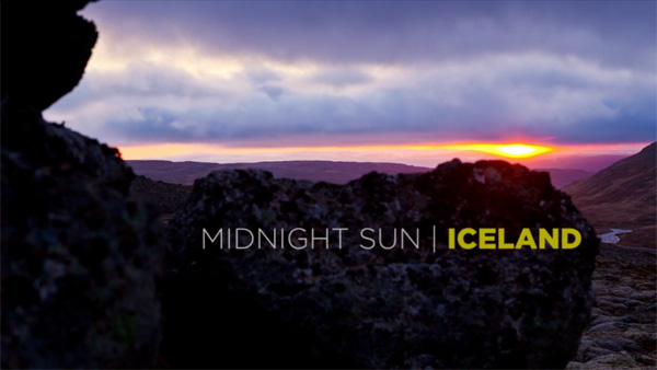 Midnight Sun | Iceland, el sol de medianoche de Islandia en time-lapse