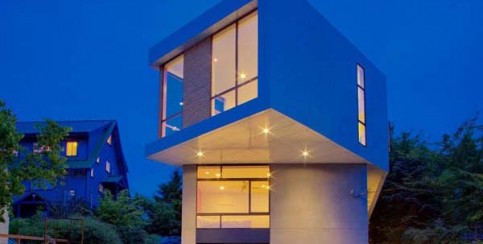 Phinney Ridge Residence, una moderna casa residencial de Pb elemental architecture