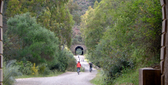 Descubre la Vía Verde de la Sierra que une Olvera y Puerto Serrano, ideal para una ruta de otoño